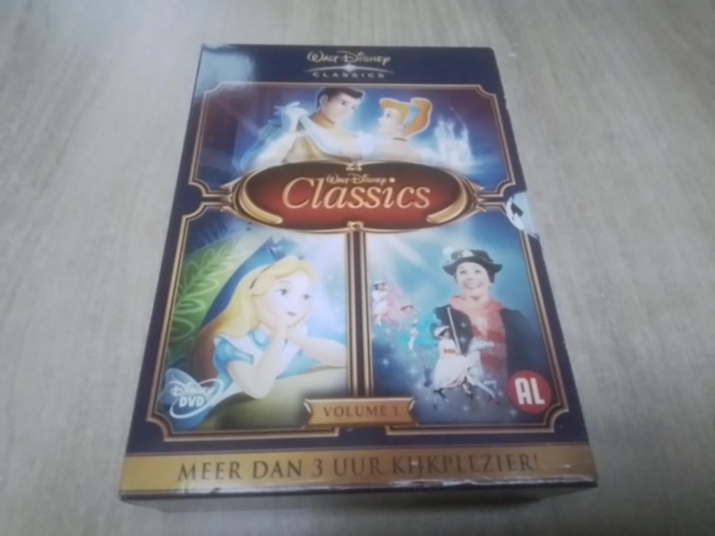3 dvdbox Walt Disney classics volume 1, Enlèvement ou Envoi, Dessin animé, Tous les âges, Coffret