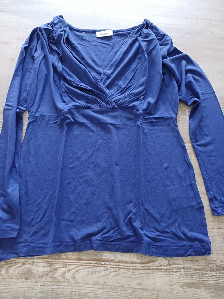 t shirt zwangerschap/borstvoeding, maat S, Ophalen of Verzenden, Zo goed als nieuw, Maat 36 (S), Blauw