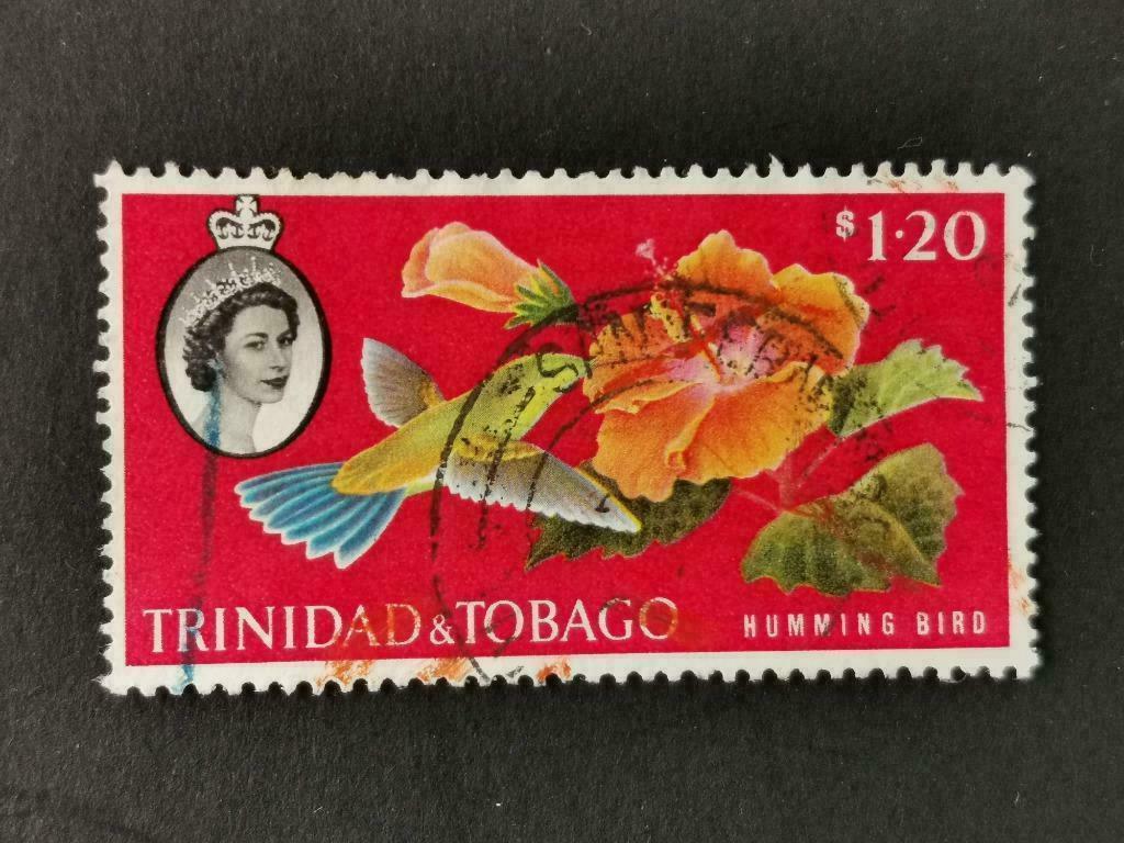 Trinidad en Tobago 1960 - bloemen - vogels, Ophalen of Verzenden, Gestempeld, Midden-Amerika