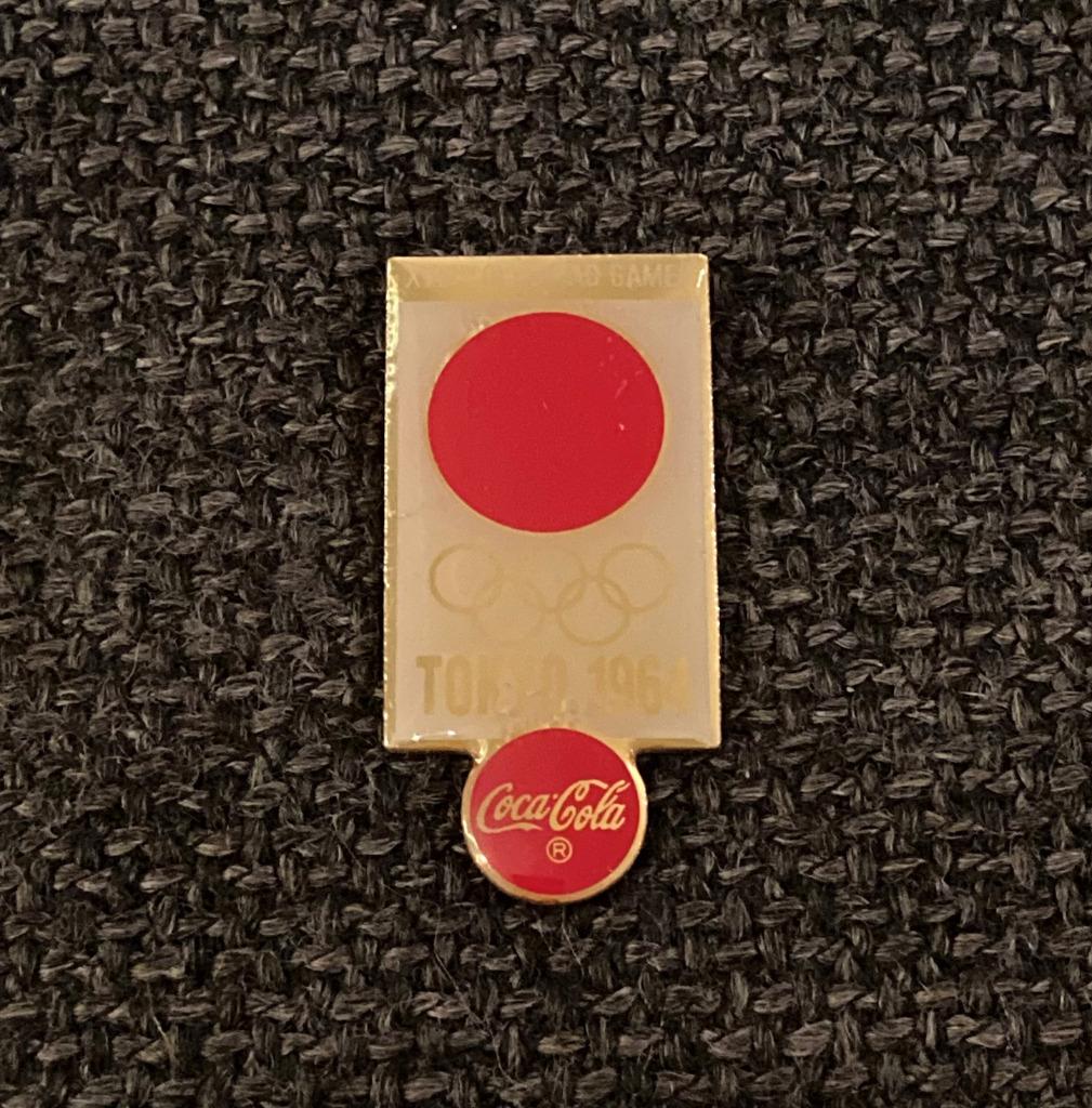 PIN - COCA COLA - OLYMPISCHE SPELEN - TOKYO 1964, Verzenden, Gebruikt, Merk, Speldje of Pin