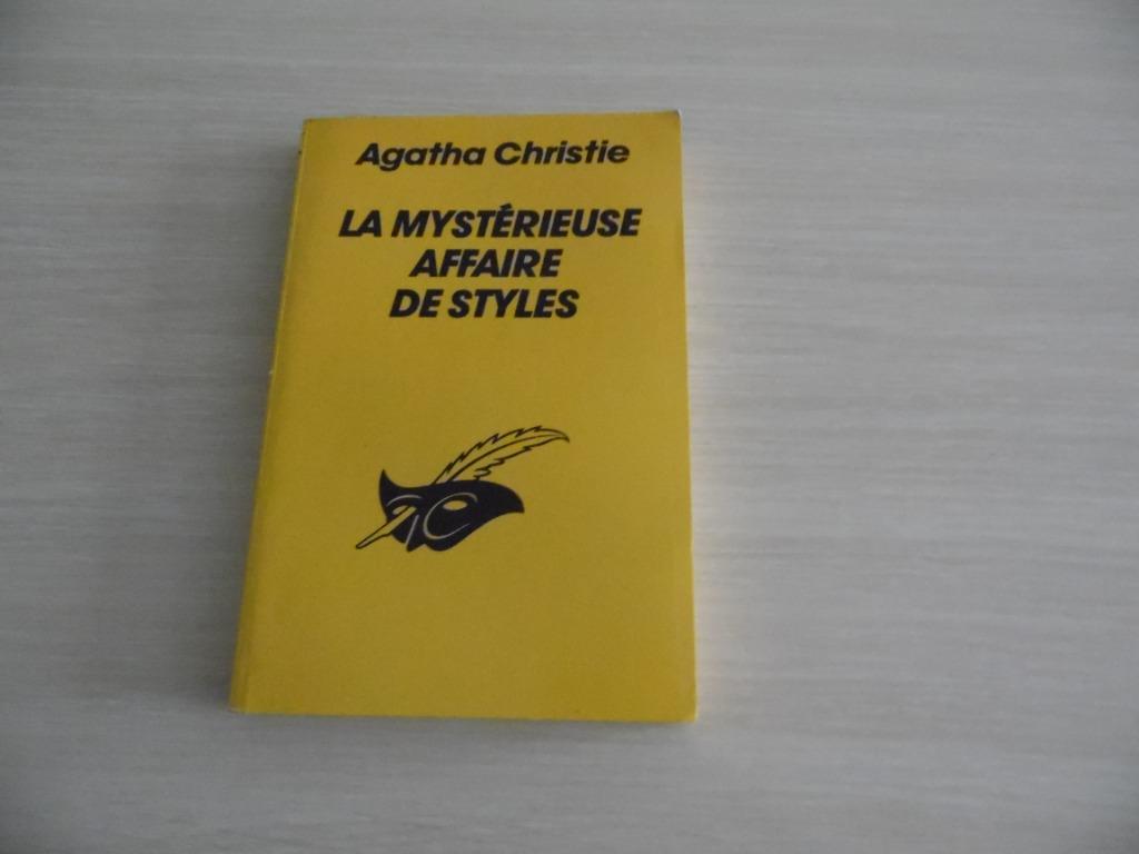 LA MYSTÉRIEUSE  AFFAIRE DE STYLES      AGATHA CHRISTIE, Enlèvement ou Envoi, Comme neuf, Agatha Christie