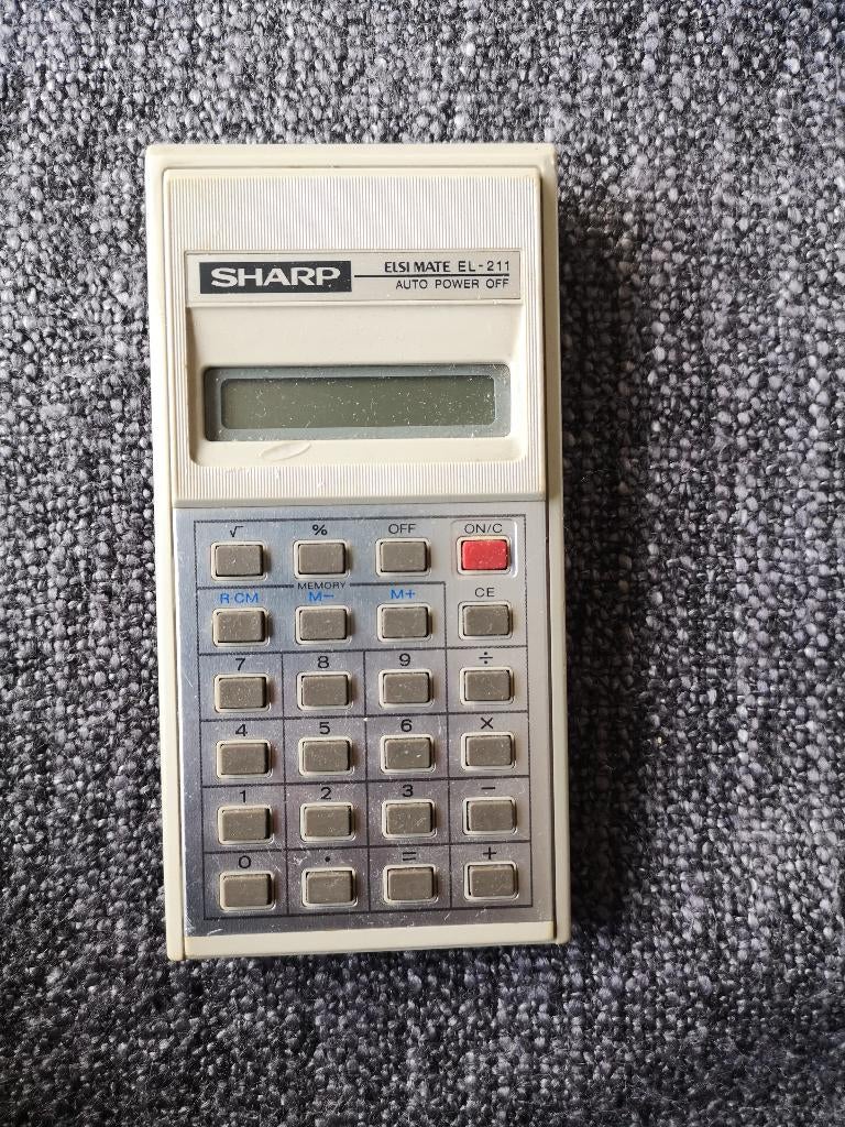 Rekenmachine SHARP Elsi-Mate EL-211, Ophalen of Verzenden, Gebruikt