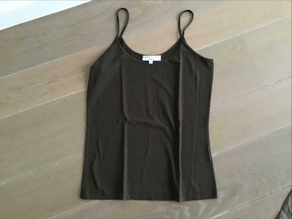Essentiel mooi topje maat 2=36, Kleding | Dames, Ophalen, Bruin, Zo goed als nieuw, Maat 36 (S)