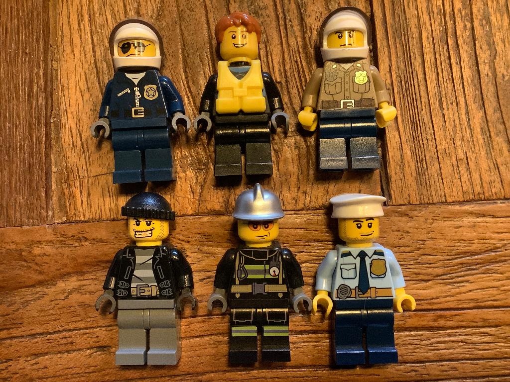 Lego figuren aanvulset 6 stuks / 206-F3, Enlèvement ou Envoi, Utilisé, Briques en vrac, Lego