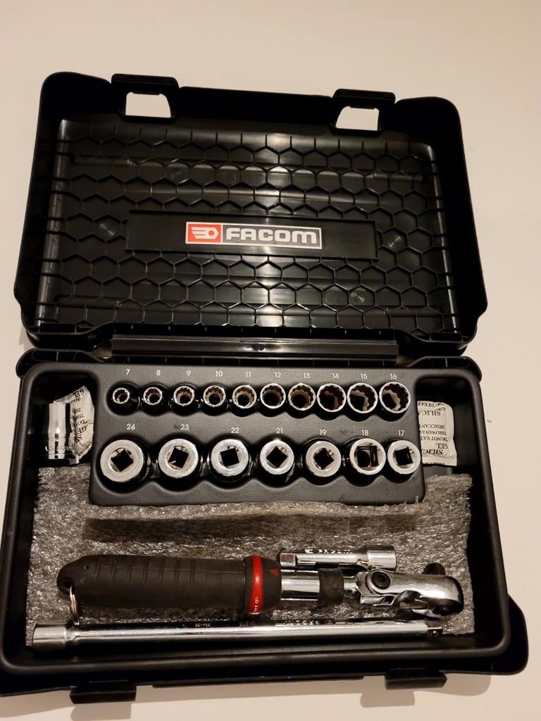 FACOM SL.DBOX412 - Coffret Douilles 1/2" 12 Pans Métriques -, Verzenden, Zo goed als nieuw