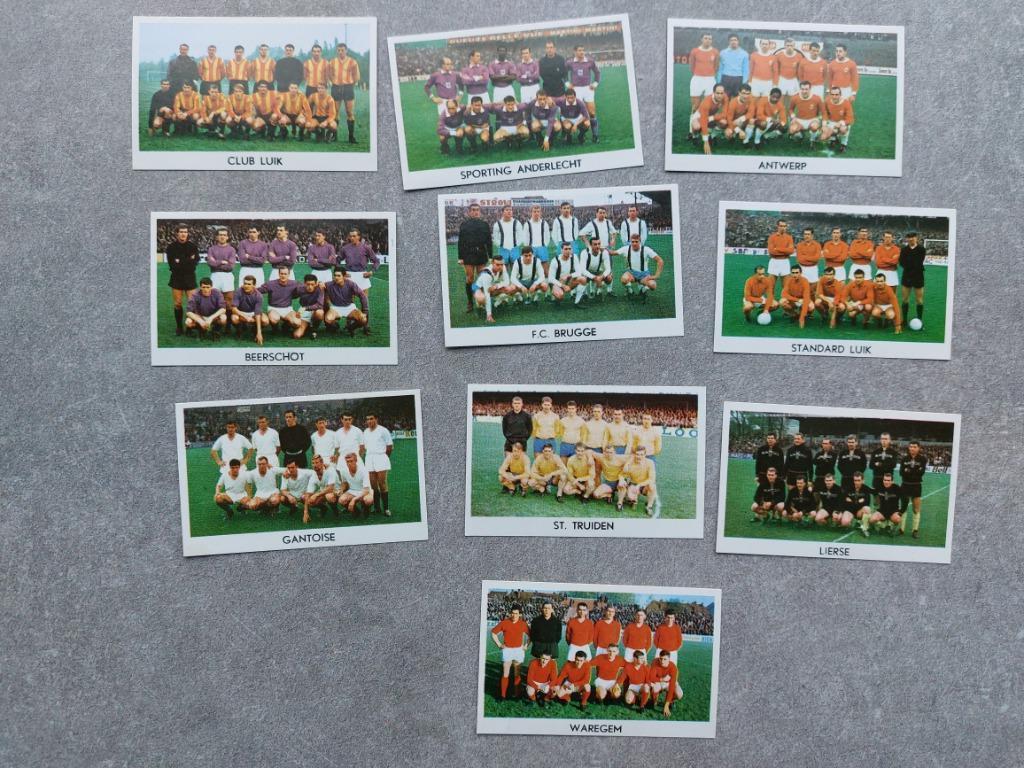 Kleine prenten voetbalploegen - Monty gum jaren 60, Verzamelen, Sportartikelen en Voetbal, Ophalen of Verzenden, Zo goed als nieuw