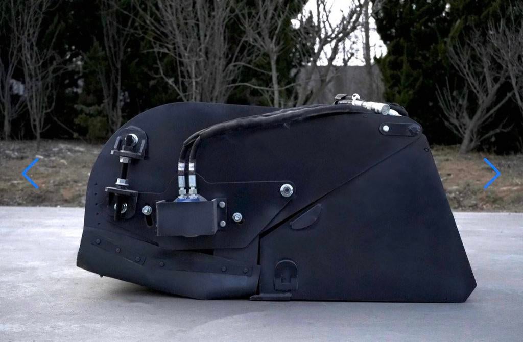 Hydraulische veegborstel 1,85m breed met opvang 0,4m3 NIEUW, Enlèvement, Neuf