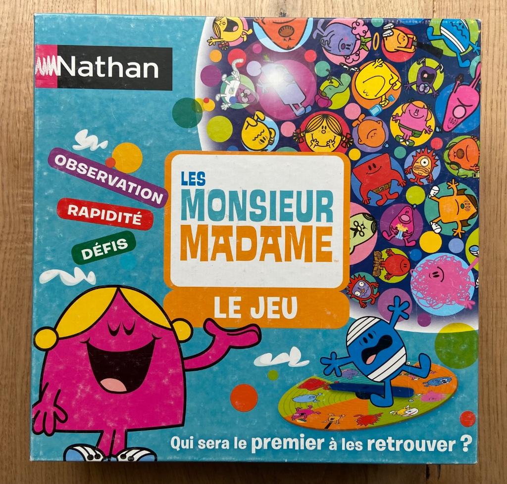 Jeu Les Monsieur Madame de Nathan, Enlèvement ou Envoi, Comme neuf
