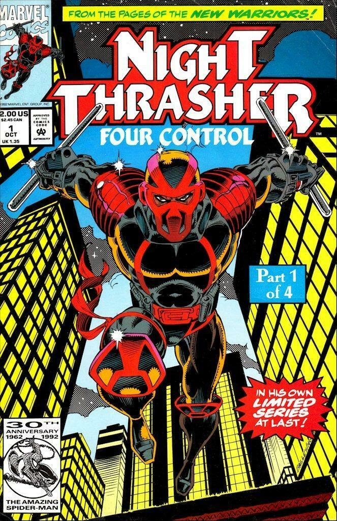 Marvel Comics - Night Thrasher: Four Control # 1, Eén comic, Ophalen of Verzenden, Gelezen, Amerika