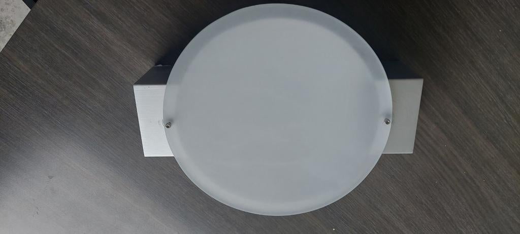philips plafondlamp rond, Ophalen of Verzenden, Gebruikt, Glas