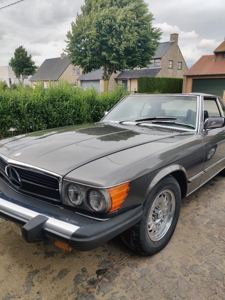 Mercedes-Benz 450SL (R107) - 1977 - V8 - Amerikaans model, Auto's, Automaat, Achterwielaandrijving, Overige kleuren, Cabriolet