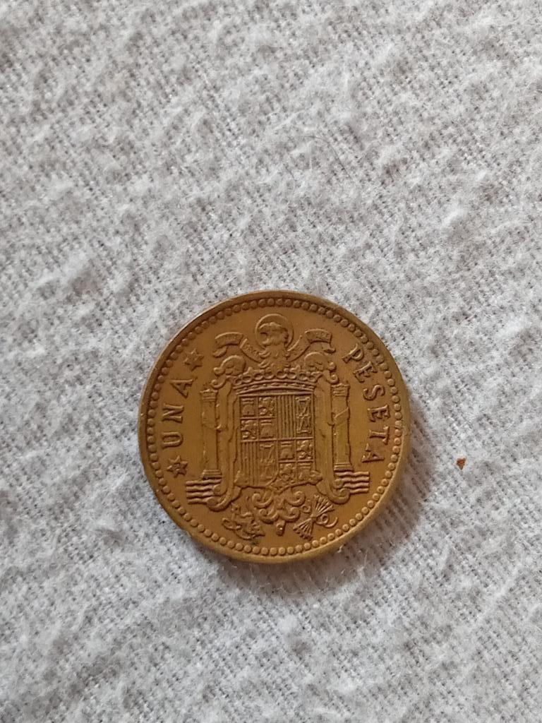 1 peseta 1966, Postzegels en Munten, Ophalen of Verzenden, Spanje, Overige waardes, Losse munt