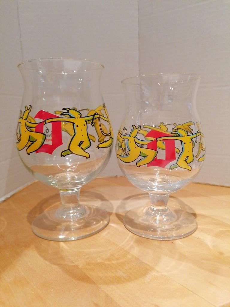 Duvel glas The 6 Hop Devils. 33 en 25cl. Duvelglas., Ophalen of Verzenden, Nieuw