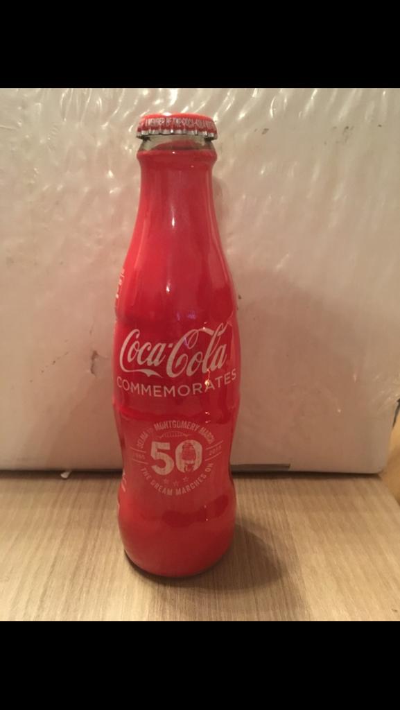 Coca Cola flesje van usa, Ophalen of Verzenden, Zo goed als nieuw