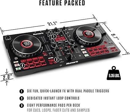 Numark Mixtrack Platinum FX | DJ controller | GRATIS LEV, -, Verzenden, -, NUMARK