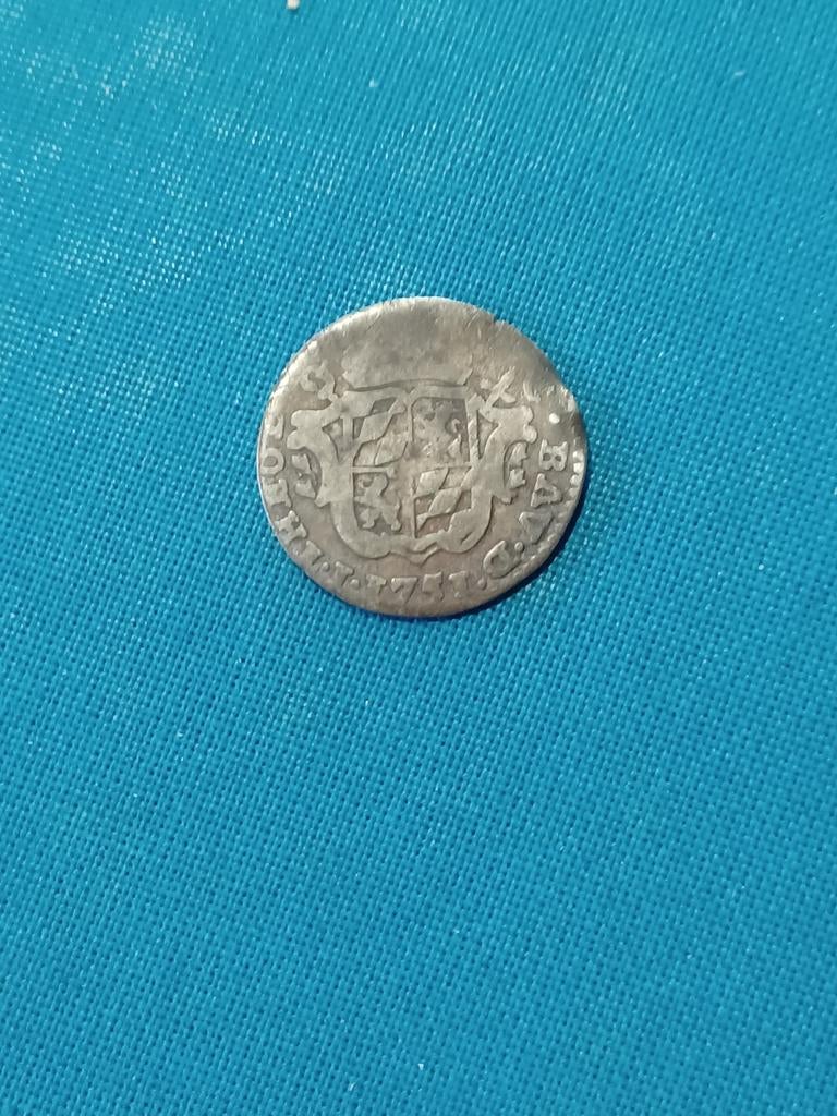 BELGIE , LUIK FLORIJN 1751, Postzegels en Munten, Ophalen of Verzenden, Zilver, Zilver