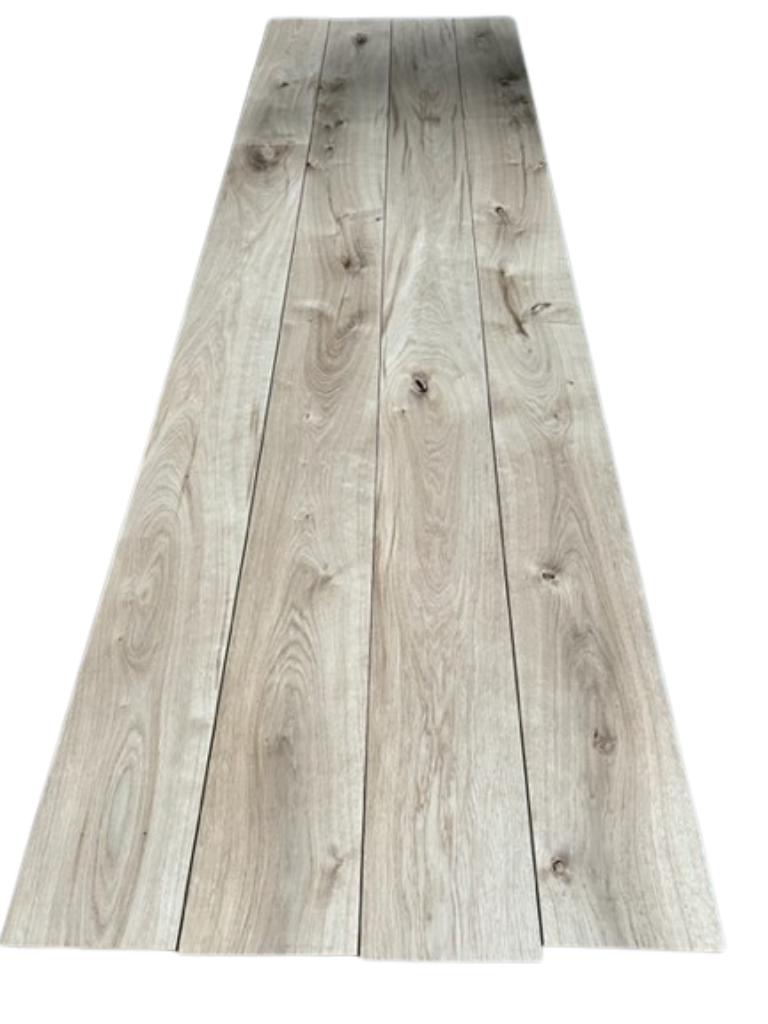 massieve eiken plankenvloer, Doe-het-zelf en Bouw, Ophalen of Verzenden, Nieuw, Eiken, Plank