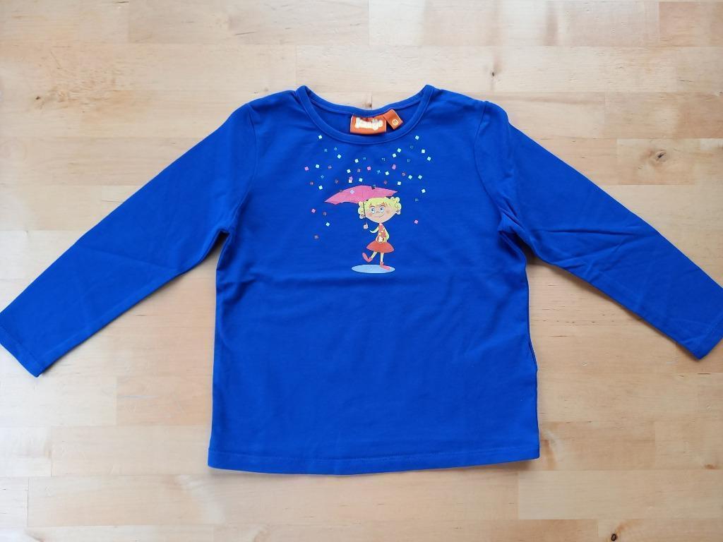 Nieuwstaat, mooie blauwe longsleeve Kaatje, meisje, maat 98, Kinderen en Baby's, Kinderkleding | Maat 98, Meisje, JBC, Ophalen of Verzenden