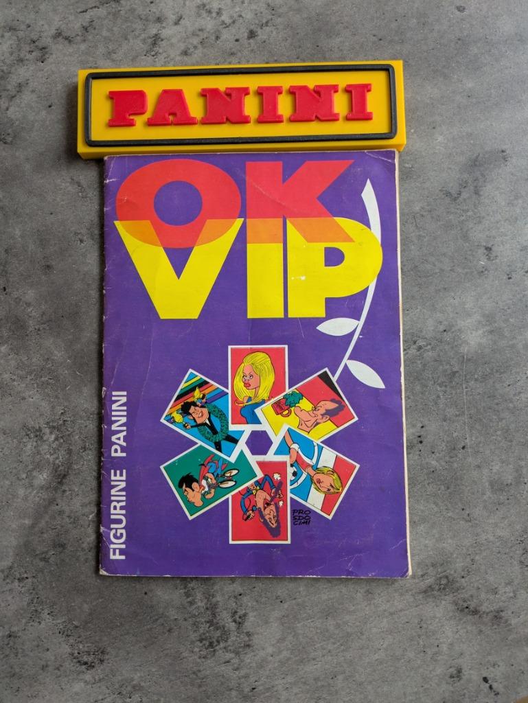 PANINI sticker ALBUM OK VIP volledig Karikaturen anno 1973, Verzenden, Sticker