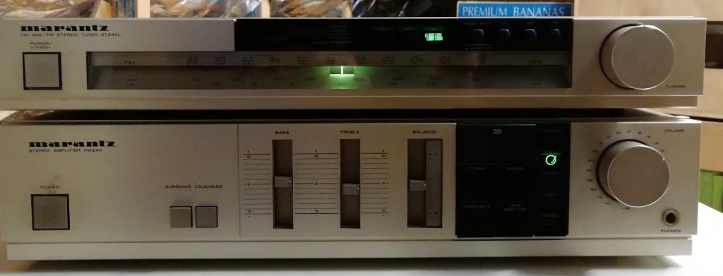 Versterker MARANTZ en Tuner Marantz / Philips, Marantz, Moins de 60 watts, Enlèvement, Stéréo