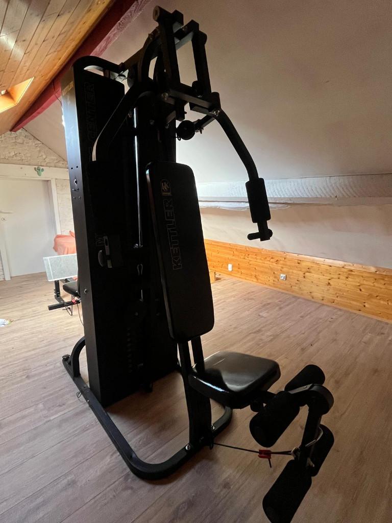 Kettler machine musculation multifonction, Enlèvement, Utilisé, Bras, Banc d'exercice