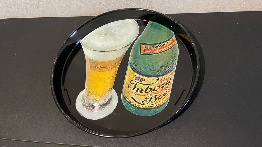 Tuborg plateau., Ophalen of Verzenden, Gebruikt, Overige typen