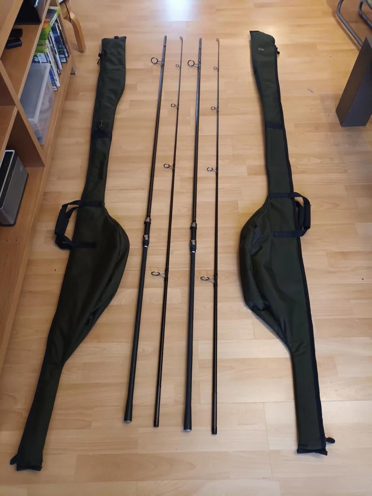 Karperhengels.Poelies rods . The general 13ft. 3.25lbs, Watersport en Boten, Ophalen