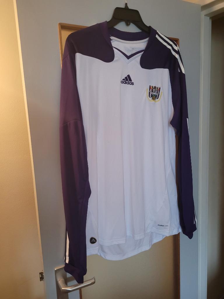 Maillot d'anderlecht vintage à longue manche domicile XL, Taille XL, Enlèvement ou Envoi, Neuf, Maillot