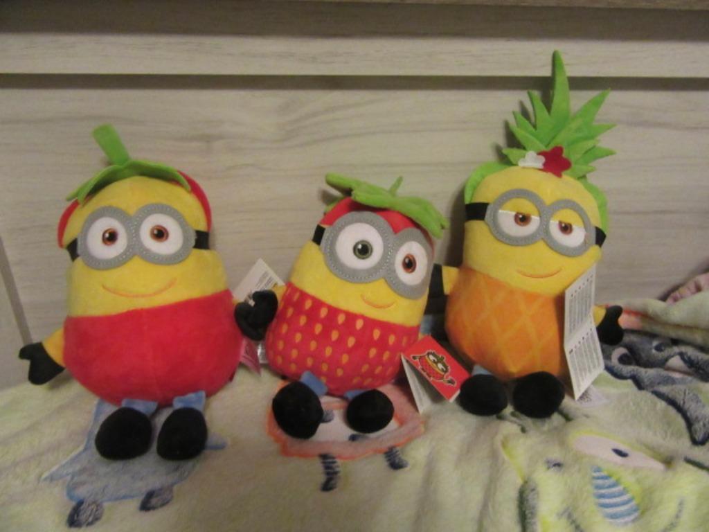 3 minions - knuffel - nieuw - zacht - pluche - minion, Enlèvement ou Envoi, Neuf, Autres types