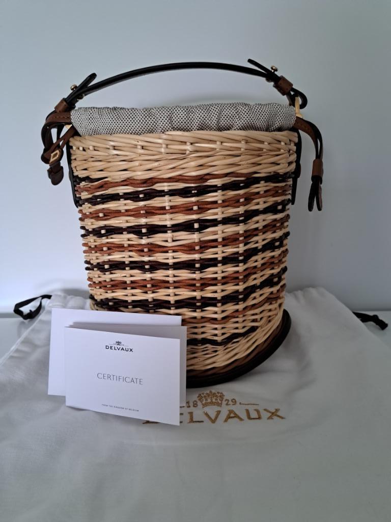 Delvaux handtassen, Enlèvement, Neuf, Brun, Sac à main