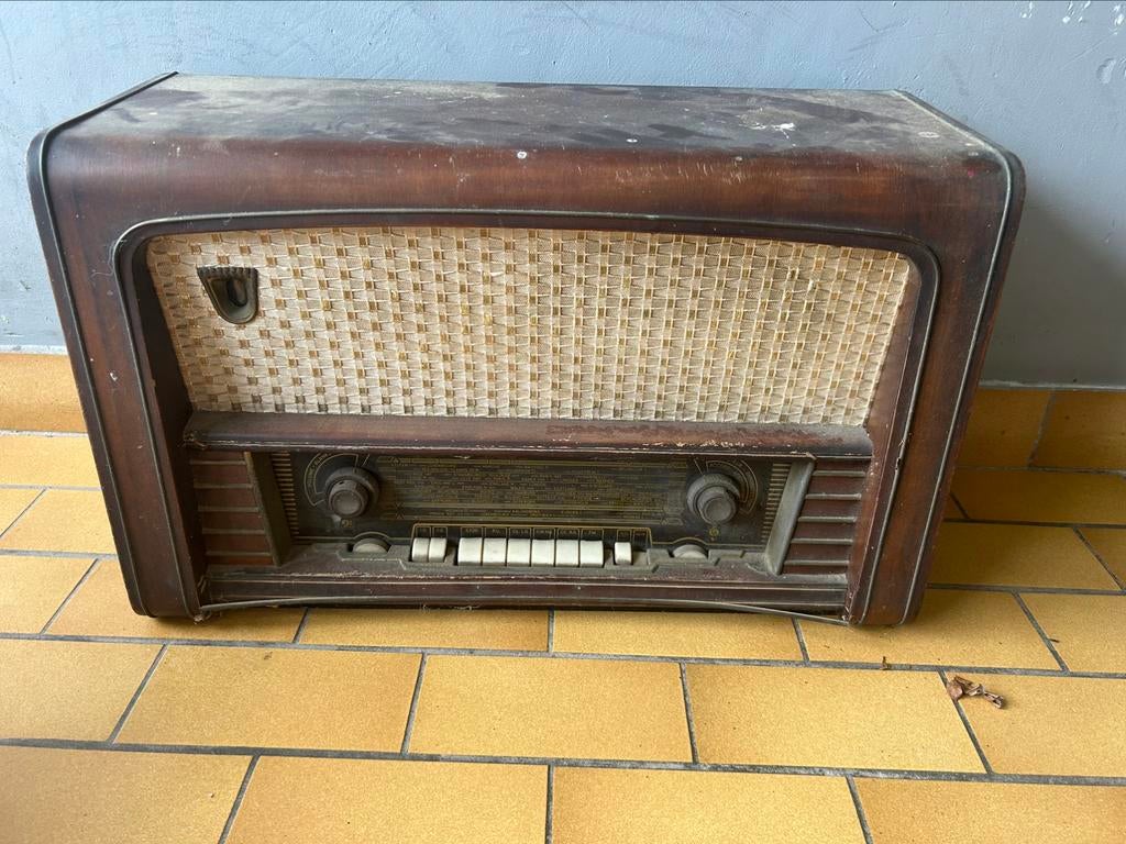 Vintage buizenradio, Antiek en Kunst, Ophalen