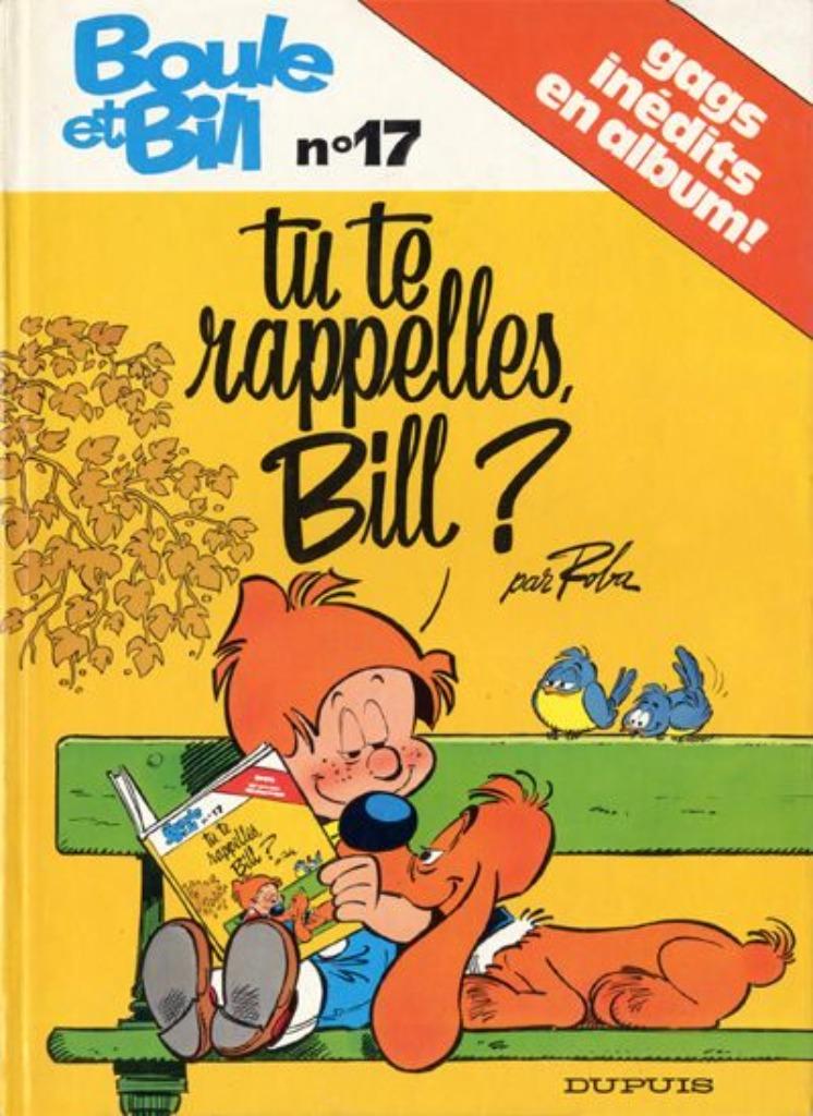 Boule et Bill - Tu te rappelles, Bill ? T17 EO, Enlèvement ou Envoi, Une BD, Utilisé, Roba