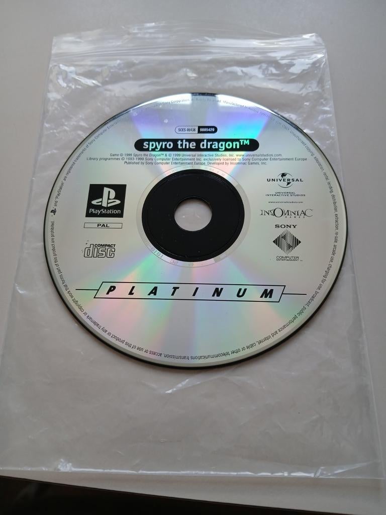 Spyro playstation., Consoles de jeu & Jeux vidéo, Jeux | Sony PlayStation 1, Enlèvement ou Envoi, Comme neuf