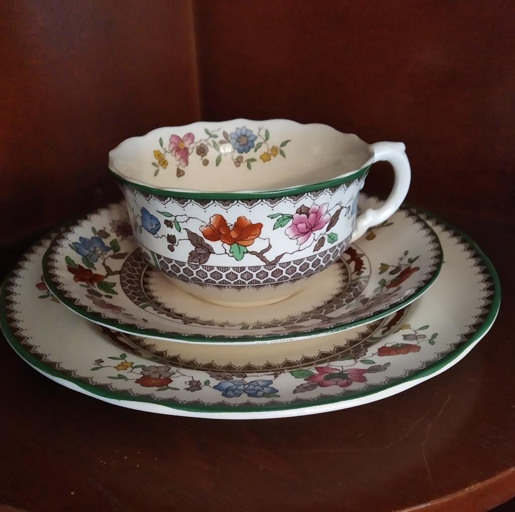 Fond de soucoupe Spode England « Chinese Rose », Enlèvement ou Envoi