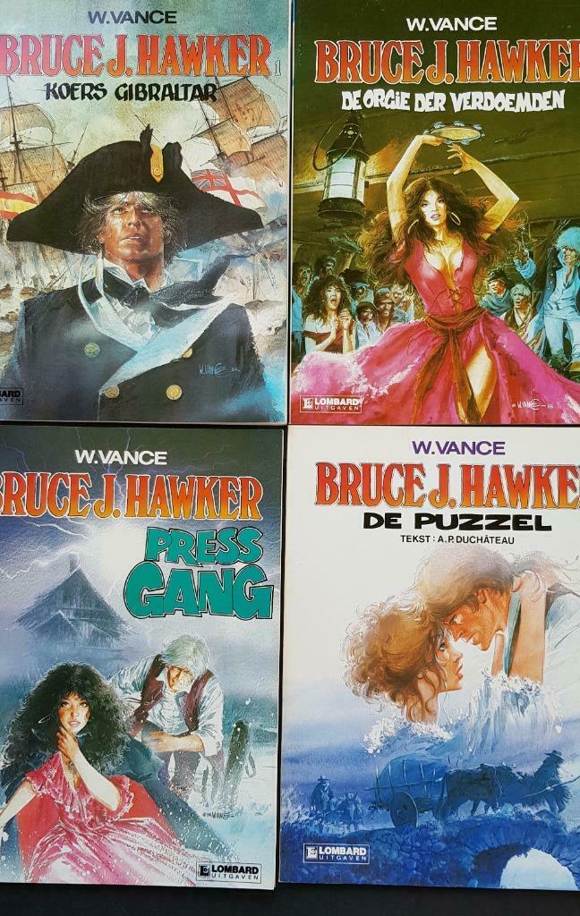 Bruce J. Hawker Vance Duchateau Le Lombard, Boeken, Meerdere stripboeken, Ophalen, Vance Duchateau