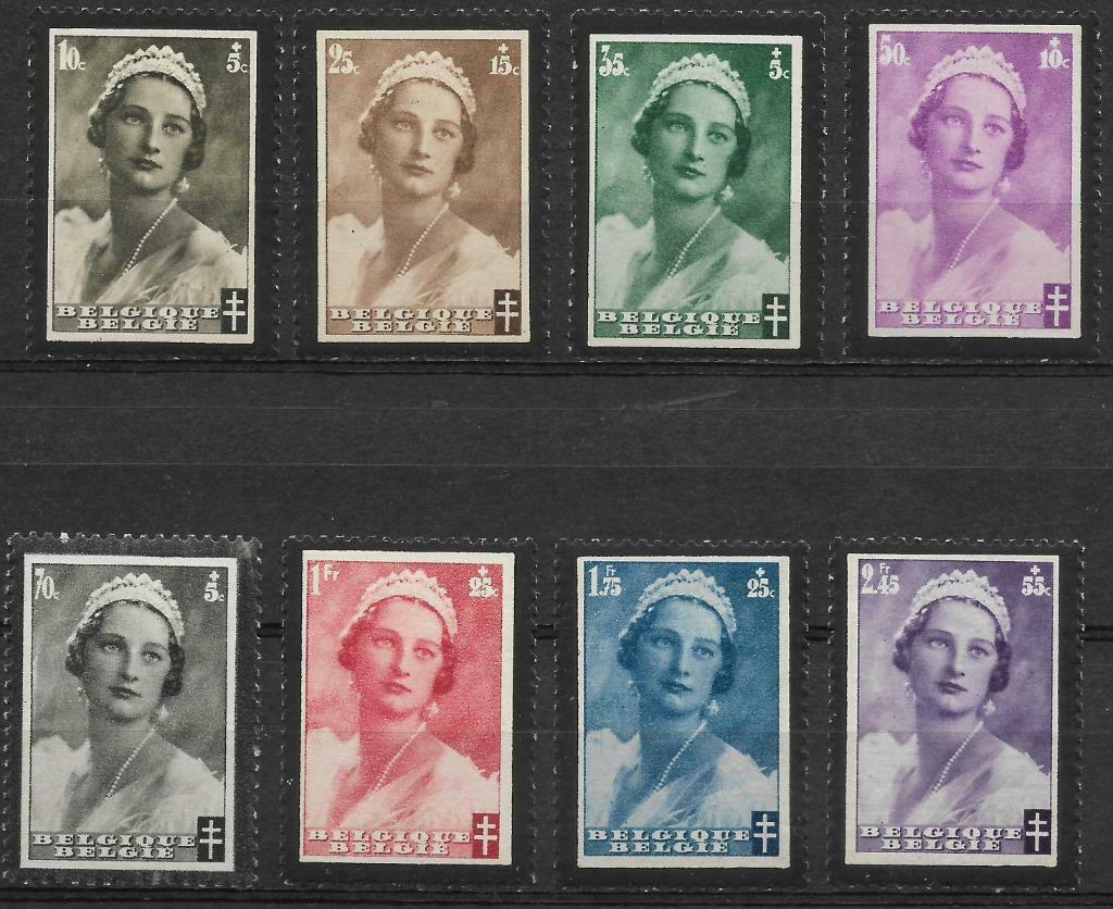 POSTZEGELS BELGIË- REEKS NR. 411/418 **  (VOLLEDIG), Postzegels en Munten, Postzegels | Europa | België, Koninklijk huis, Ophalen of Verzenden