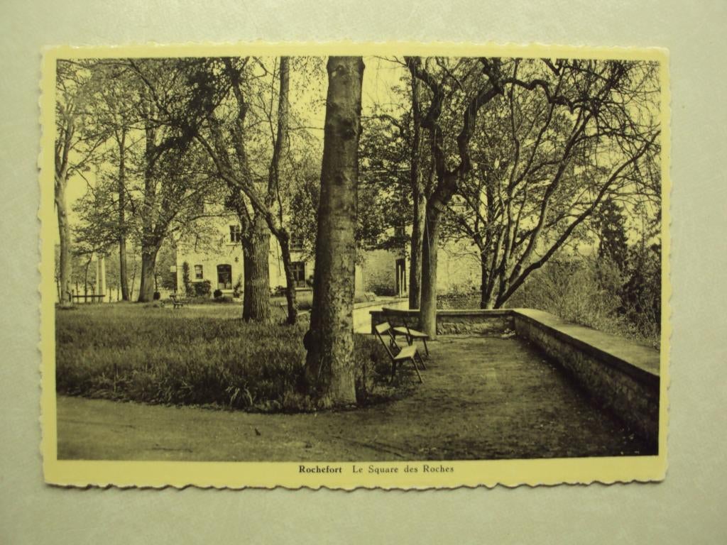 55063 - ROCHEFORT - LE SQUARE DES ROCHES - ZIE 2 FOTO'S, Collections, Cartes postales | Belgique, Envoi