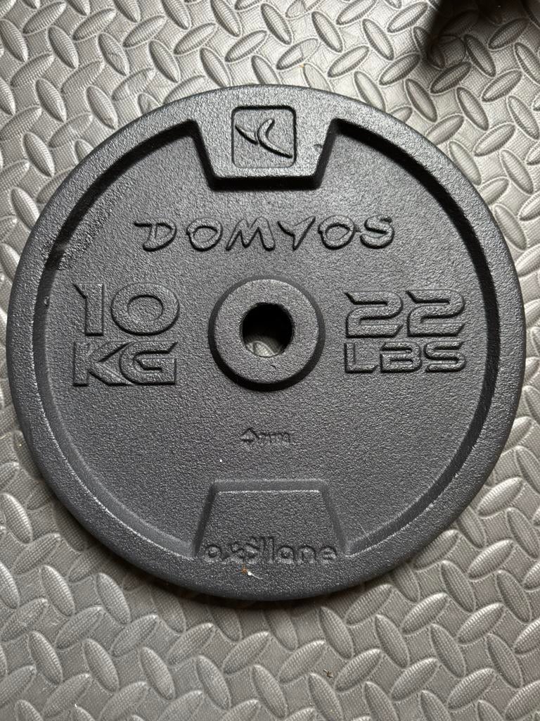 10kg - 22lbs gewicht, Sport en Fitness, Ophalen, Zo goed als nieuw
