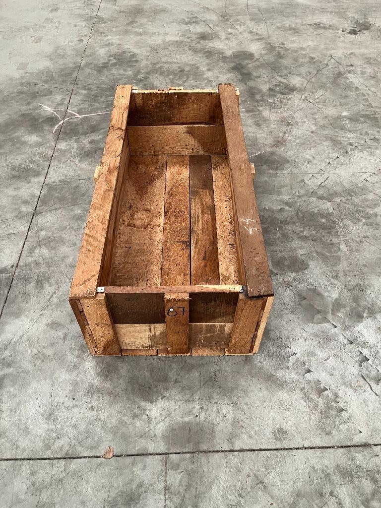 Houten bakken 1,0m lang x 0,5m breedx 0,32m hoog bloembakken, Tuin en Terras, Ophalen, 100 cm of meer, Zo goed als nieuw, Balkon