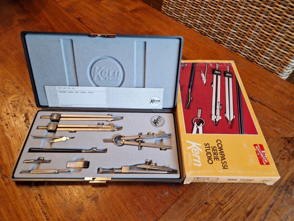 Vintage passerset Kern Swiss serie studio, Enlèvement ou Envoi, Comme neuf