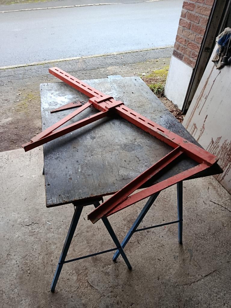 serre coffrage à clavette, Ophalen, 250 mm of meer, Zo goed als nieuw, Inox