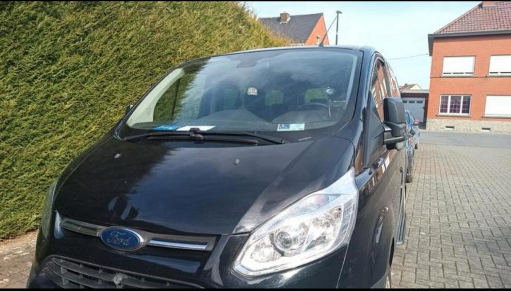 Ford Tourneo custom 2.2L 9 place + PMR, Euro 5, Achat, Entreprise, Automatique