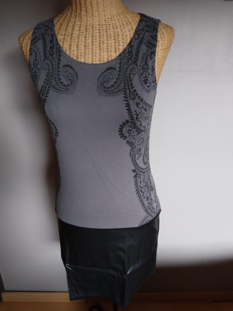 Robe noire et grise, Gris, Enlèvement ou Envoi, Promod, Porté