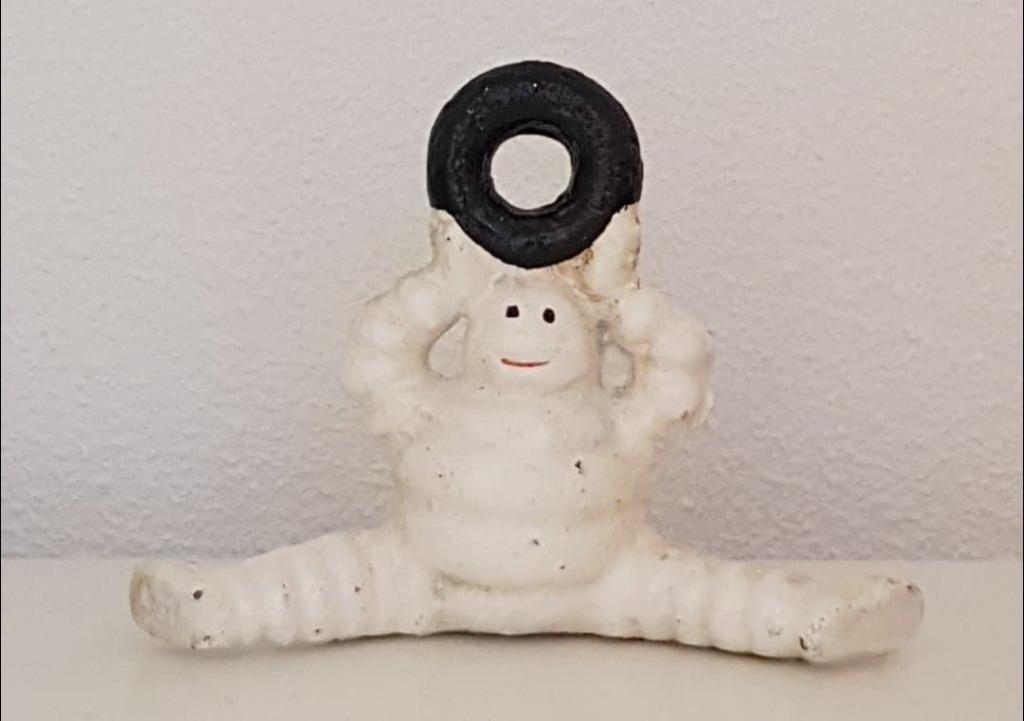 6 verschillende Michelin bibendum beeldjes ijzer reclame, Verzamelen, Ophalen of Verzenden, Gebruikt, Overige typen