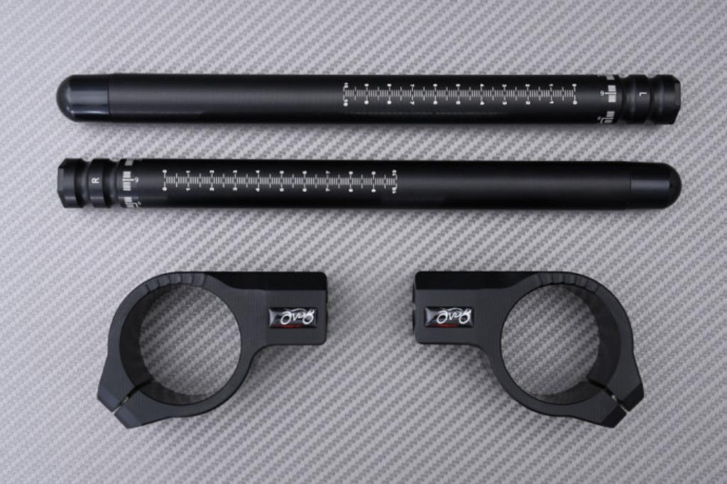 Paire Demi-Guidons 50mm SBK by AVDB réglables en inclinaison