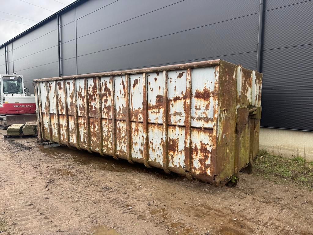 Container 6 meter lang, Ophalen