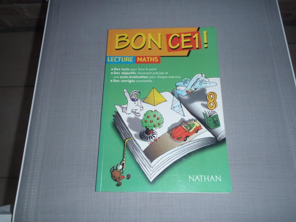 Bon CE1 - lecture - maths, Livres, Enlèvement ou Envoi, Comme neuf, Primaire, Nathan