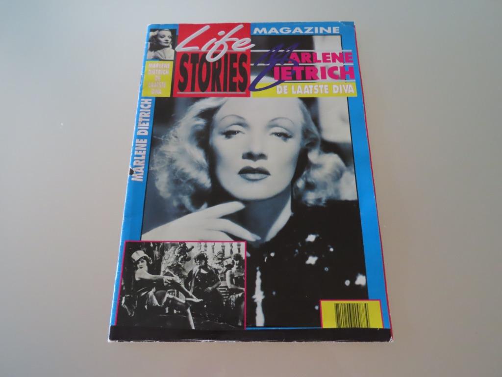 Marlene Dietrich –   Life stories Magazine De laatste diva, Gelezen, Film- of Tv-bewerking, Ophalen of Verzenden, Peter Vandeursen