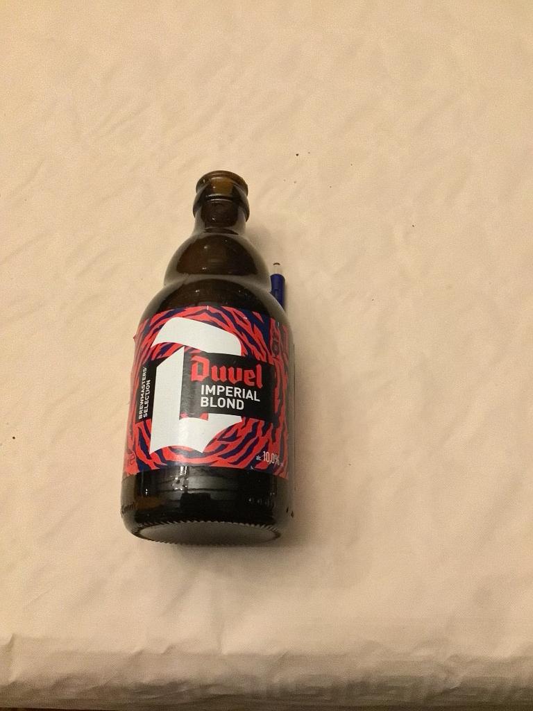 Bouteille de bière blonde Duvel Imperial vide, Enlèvement ou Envoi, Duvel