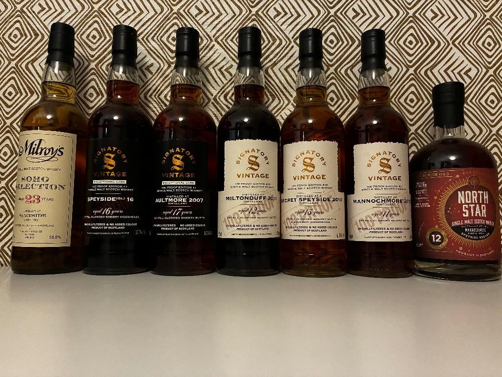 Whisky Signatory Kilkerran Arran Speyside Milroys Miltonduff, Overige gebieden, Overige typen, Nieuw, Ophalen of Verzenden